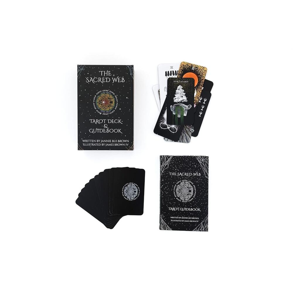 The Sacred Web Tarot Deck & Guidebook by Jannie Bui Brown | Tarot Cards | Oracle